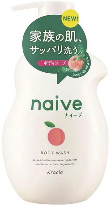 나이브 바디워시 복숭아, 1개, 530ml - 쿠팡
