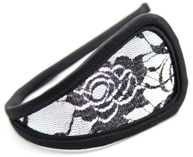 性感 C字褲 透視 蕾絲 情趣內褲 隱形內褲 無痕 內褲, 黑色