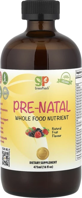 GreenPeach 임산부용 천연 식품 영양소 천연 과일 473ml(16fl oz), GreenPeach임산부용천연식품영양소천연과일473ml, 1개, 473ml - 쿠팡