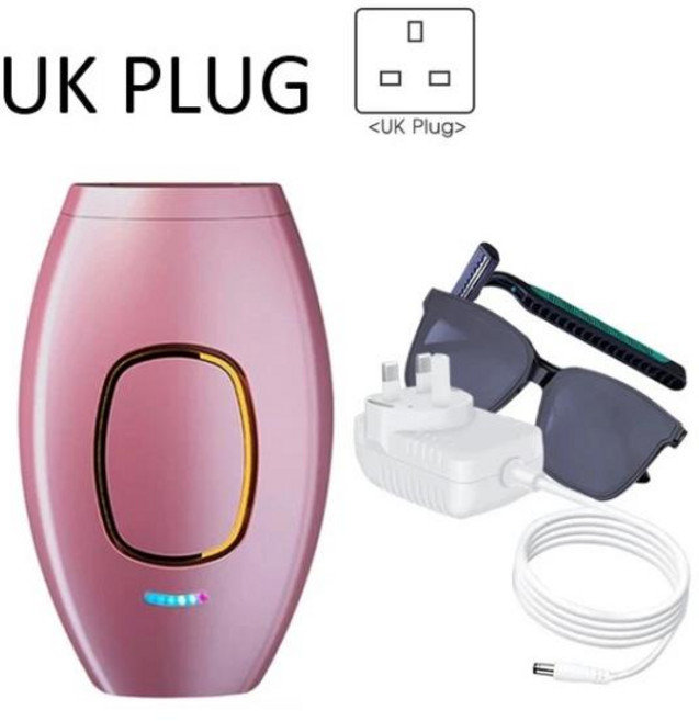가정용 회춘 제모기 무통 영구 Ipl 레이저 재사용 가능, [08] Red-220v UK plug, 4.UK