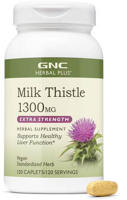 GNC 밀크씨슬 1300mg(120정) 미국산, 1개, 120정