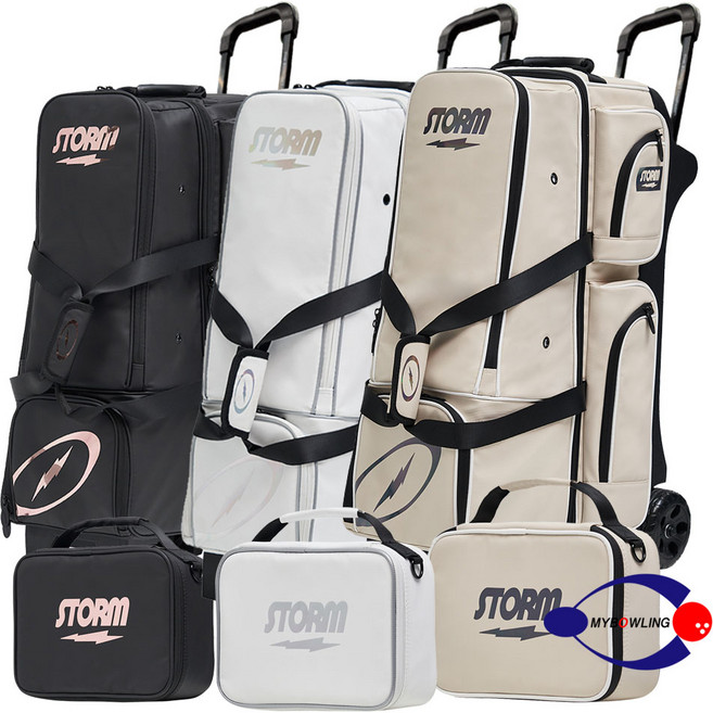 2026 스톰 롤링썬더 4볼롤러백, 1개, 크림