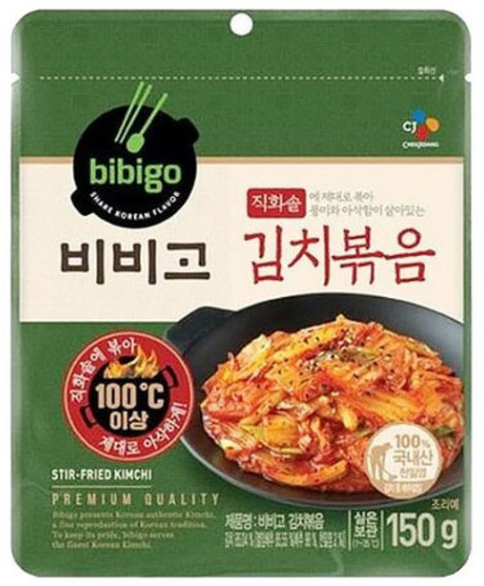 [비비고]김치볶음 150g 10봉, 10개