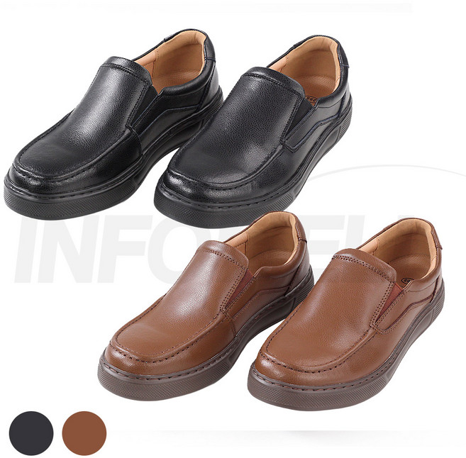 [TV홈쇼핑정품 인포벨]비버리힐즈 폴로클럽 소가죽 컴포트화 신발 남성 남자 발편한 가죽 로퍼 슈즈