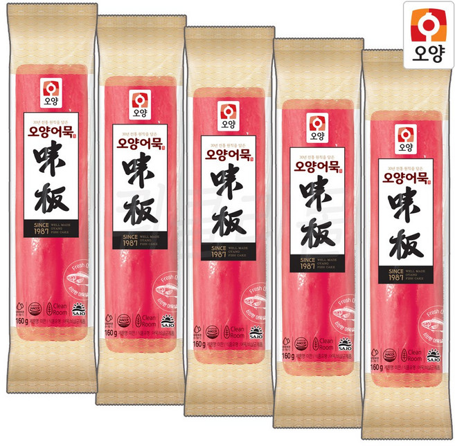 [현대프리마켓] 사조오양 찐어묵 진달래 160g 냉장, 5개