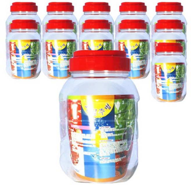 사각 과실주병, 8L, 12개