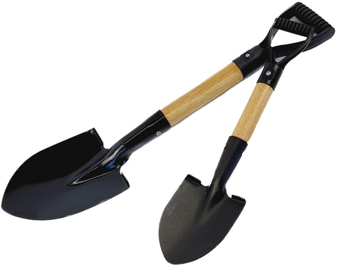 이신 갯벌체험 정원 제설 캠핑 주말농장 미니삽 2종세트, 1개