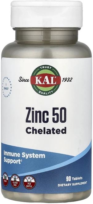 KAL 아연 50 킬레이트화 90정, 1개 - 쿠팡