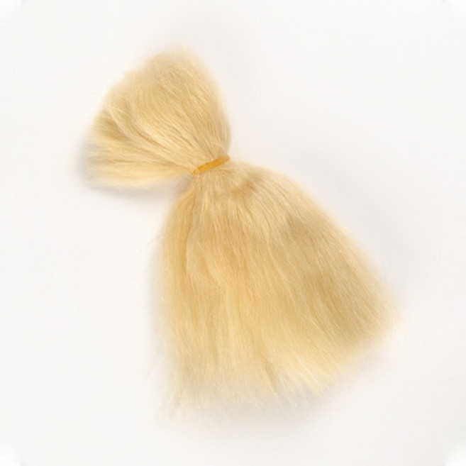 돌모아 구체관절인형 천연 모헤어 블론드 금발 가발 원사 Dollmore Mohair (M6:Blonde), 본품, 1개