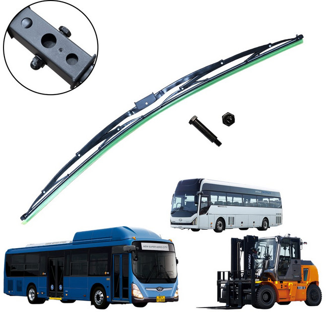 예스카 볼트형 화물차용 와이퍼 블레이드 1P 화물차 대형버스 지게차 포크레인
