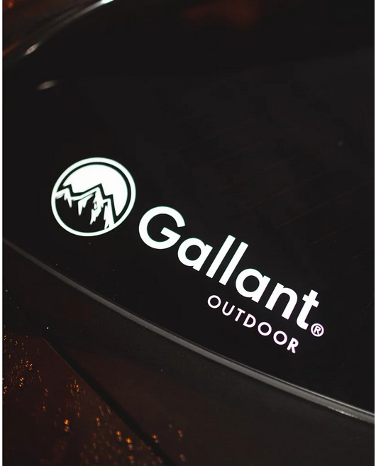 《Gallant Outdoor》3M防水車貼 海怪野行 車用反光貼紙 戶外露營裝飾, 1個, 白色,23.5 CM