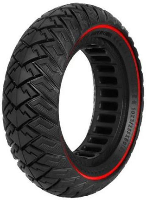 Kuguo 전기 스쿠터용 비팽창 타이어 80 65-6 솔리드 10x3.0 255x80 M4 Pro Vset 10 + Zero 10X Kaboo Ms, 1개