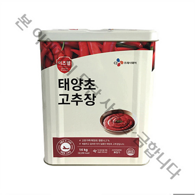 이츠웰 태양초 고추장, 14kg, 1개
