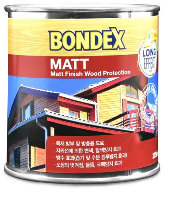 본덱스 오일스테인 375ml 반광(MATT) 외장용 우드스테인 목재 방부 방충용 도료, 722 오크, 1개