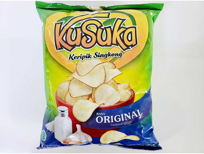 인도네시아 과자 쿠수카 카사바칩 오리지날 180g 1개