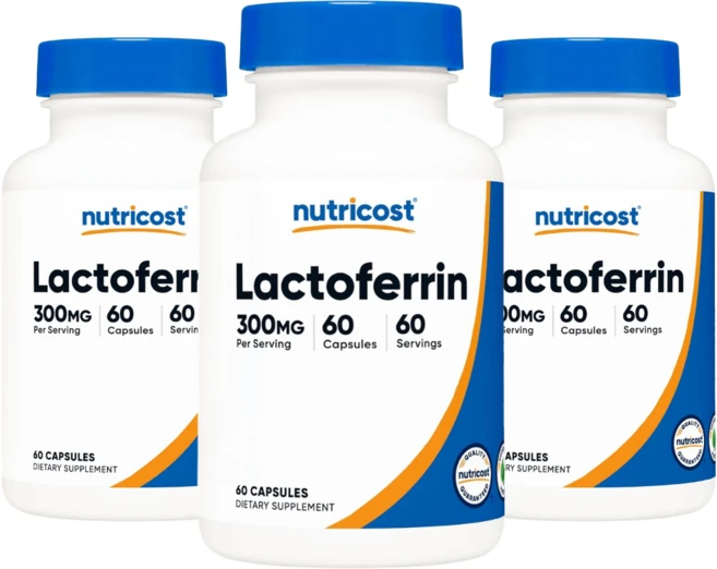 뉴트리코스트 락토페린 300mg 60캡슐 3개, 60정 - 쿠팡