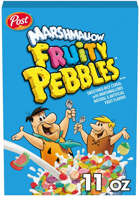 포스트 마시멜로 프루티 페블스 시리얼, 2개, 311g