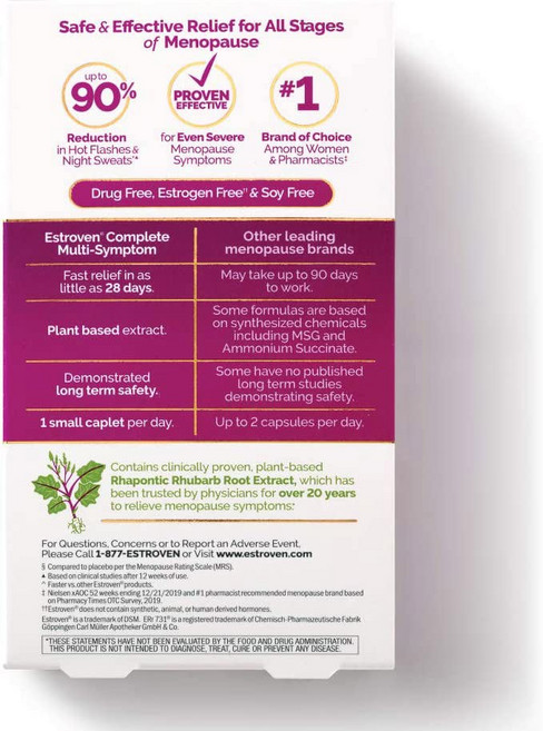 Estroven 복합증상 루틴 무약물 폐경지원 포뮬러 28정, 1개, 1회분