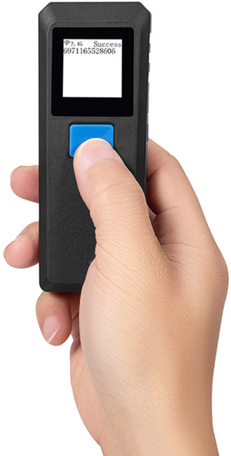 螢幕型雙模無線二維條碼掃描器 無線掃描 螢幕顯示 藍牙/2.4G雙模連接 快速準確 堅固耐用, 1個, DK-3680