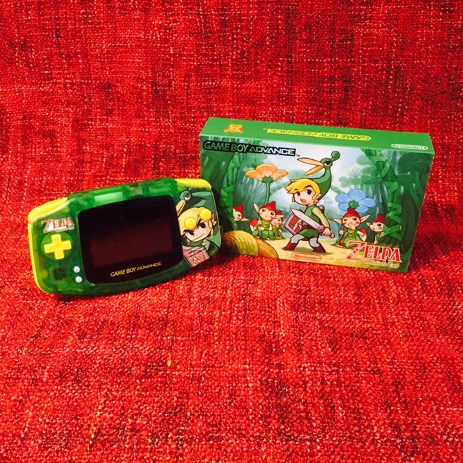 GBA 게임보이어드밴스 백라이트버전 커스텀 젤다의 전설 링크, 1개, GBA 젤다의 전설 링크
