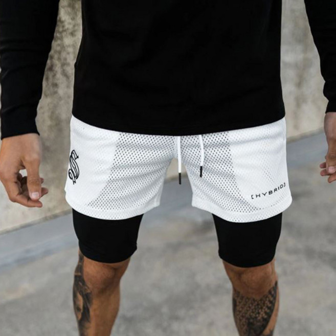 투인원 남자 레깅스 반바지 헬스복 운동복 짐웨어 러닝 운동 헬스반바지