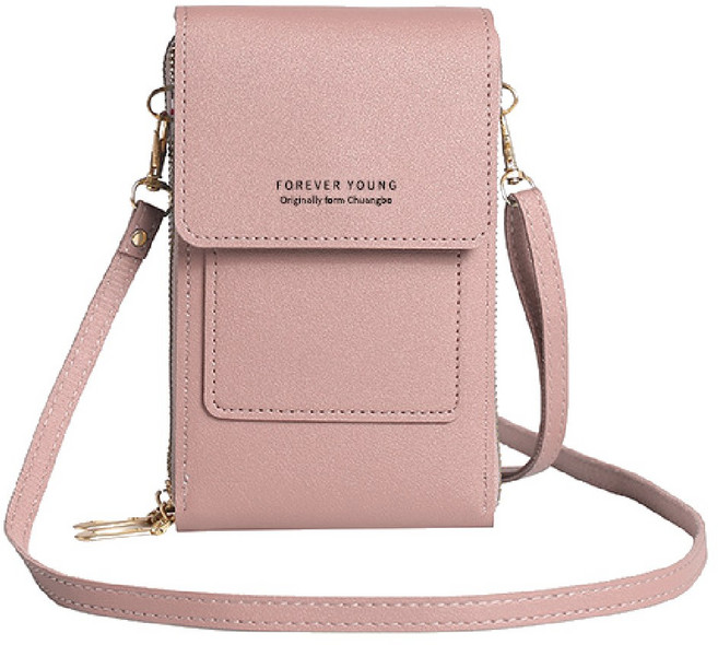 皮革手機包 手機袋 手機背袋 手機斜背包 側背包 觸控手機包