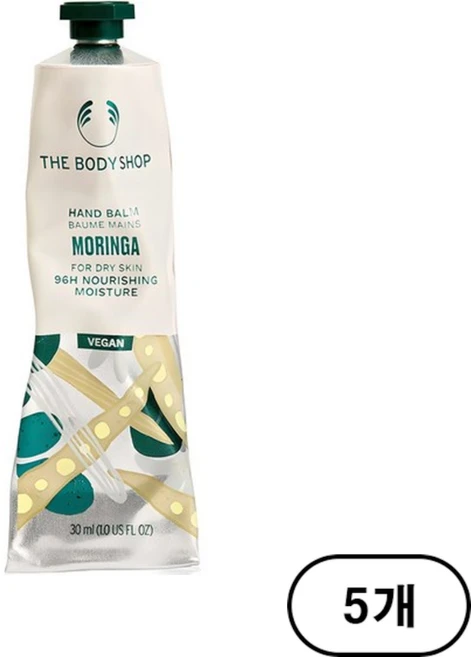 더바디샵 모링가 핸드 밤, 30ml, 5개 - 쿠팡