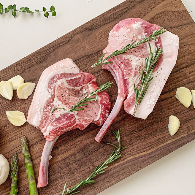 삼다 제주돼지 돈마호크 프렌치렉 구이용, 2개, 340g