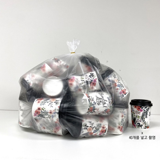 비닐스토어 분리수거용 쓰레기 비닐봉투20L 40L 45L 50L 55L 60L 80L(스티커증정), 100개, 52L