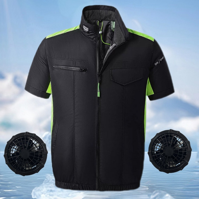 선풍기 옷 아이스 선풍기 조끼 쿨링 여름용 냉풍 조끼 냉조 실외 현장작업 옷 K-2-66