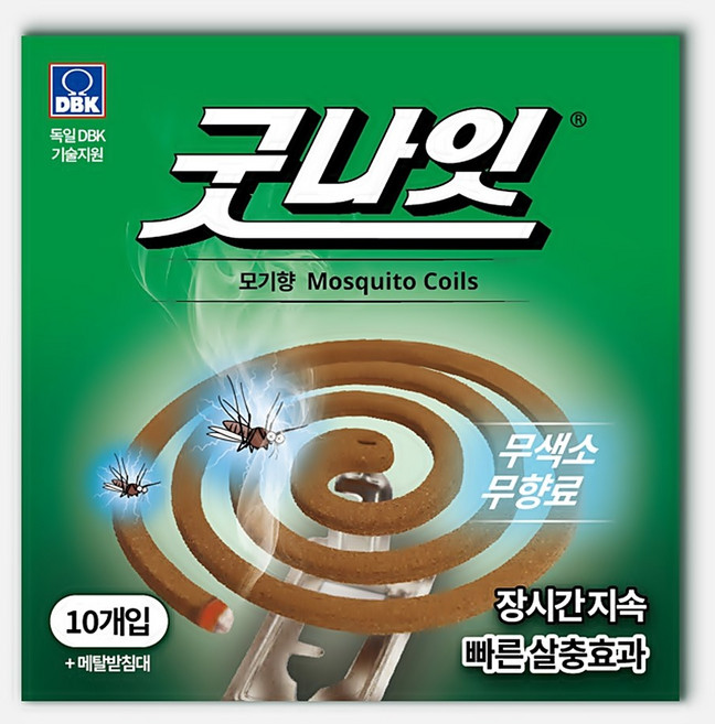 킬파프 모기향 10px10개, 130g, 1개