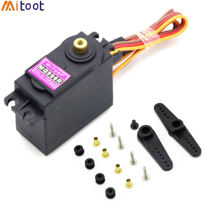 toot MG996R 메탈 기어 디지털 RC 서보 모터 비행기 헬리콥터 자동차 보트 용 고 토크, H309, 1개