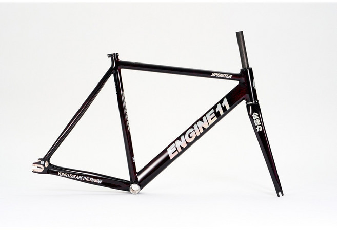 2025 엔진11 스프린터 블러드 웨이브 픽시 자전거 프레임 세트 몸통 알루미늄 프렘셋, 1개
