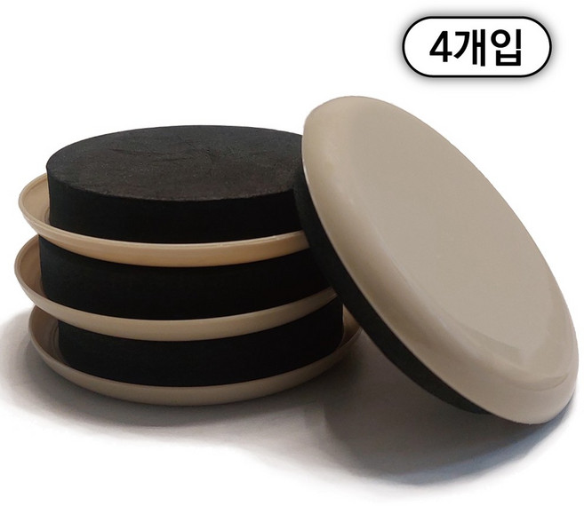 센스의여왕 가구이동 슬라이더 가구 받침 슬라이딩 패드, 4개