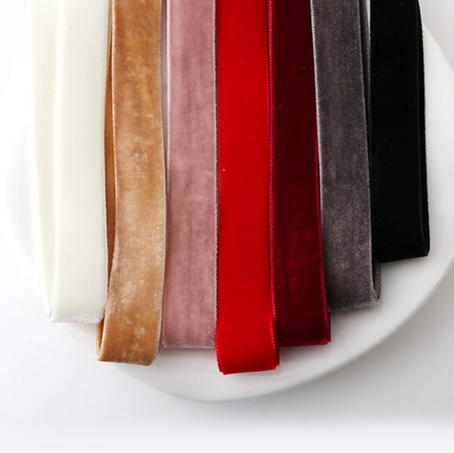 싼비즈 [Y-37-03]양면벨벳리본 15mm 1yd(90cm)