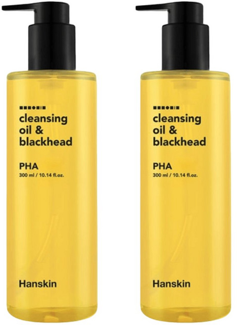 한스킨 클렌징 오일 앤 블랙헤드 PHA 300ml 2개