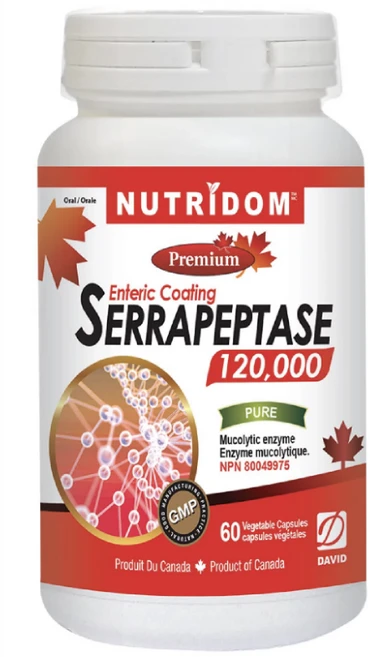 뉴트리돔 세라펩타제 세라펩타아제 60캡슐, 120정, 1개 - 쿠팡