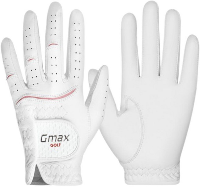 지맥스 KPGA 천연양피 여자 양손 골프장갑, 1세트