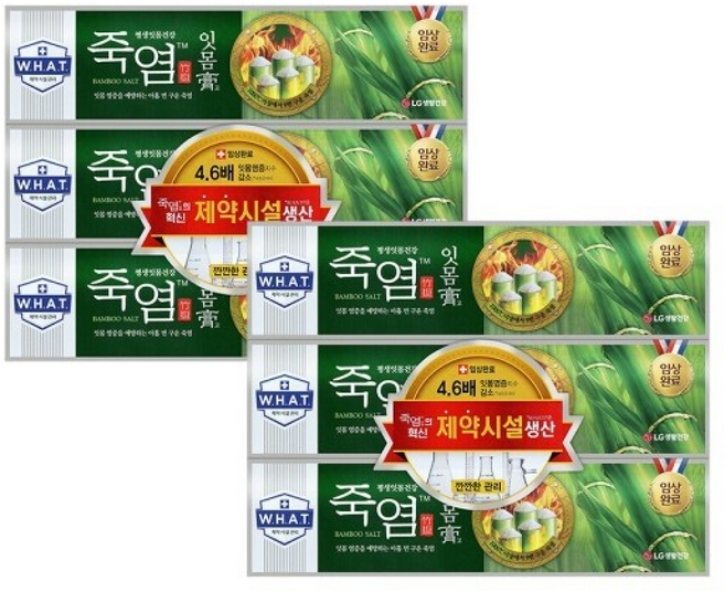 죽염 잇몸고 치약 x3, 120g