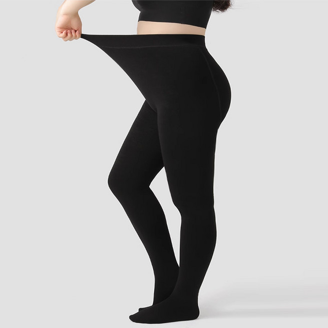 패션파트너 2size 빅사이즈 66~99 엉덩이 두줄 봉제선 기모 스타킹 레깅스