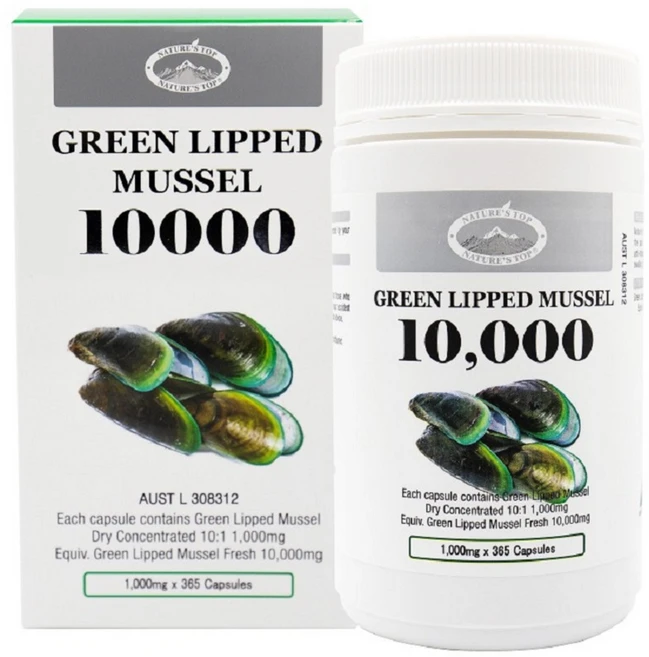 [네.이.처.스.탑] 초록입홍합_리프리놀_1 000mg 365정 - Fresh 10 000mg, 1개 - 쿠팡