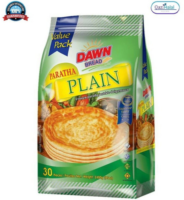 Dawn Plain Paratha 2.4kg (30pcs) 플레인 파라타 2.4kg, 1개