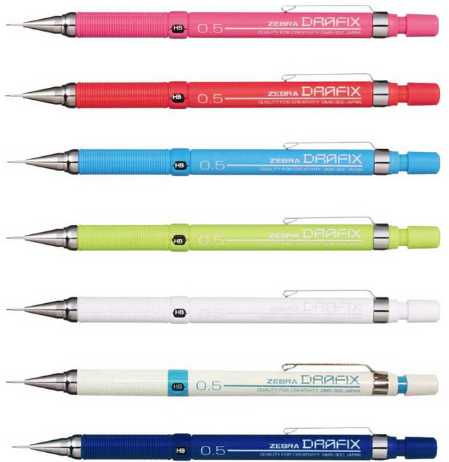 제브라 드라픽스(DRAFIX) F 샤프, 드라픽스 F 화이트블루