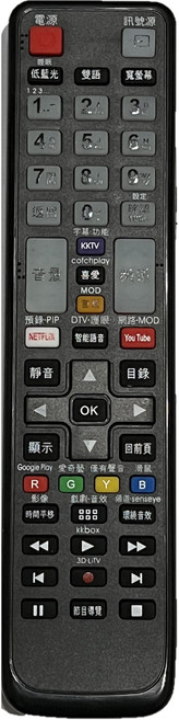 液晶電視遙控器CCPRC006/C008/005/SIORC002, 1個, Open將InFocus BQ-01, 適用Open將InFocus鴻海遙控器BQ-01