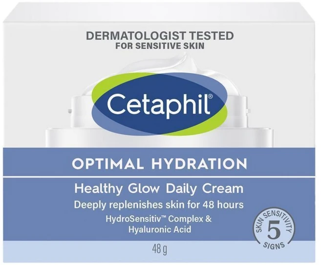 Cetaphil 세타필 옵티멀 하이드레이션 헬시 글로우 크림 48g Optimal Hydration Healthy Glow Cream, 1개 - 쿠팡