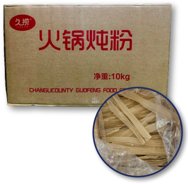 미소차이나 업소용 중국당면 벌크훠궈둔분 10kg, 1개