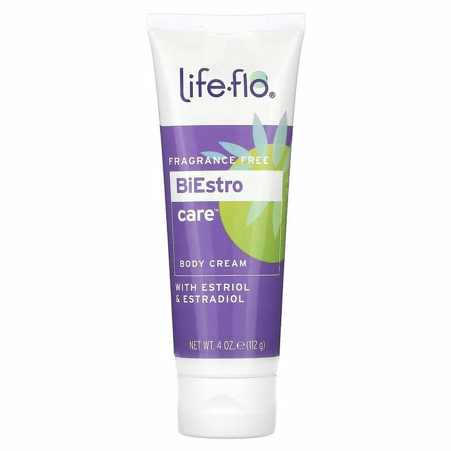 Life-flo BiEstro Care 바디 크림 향료 무함유 112g(4oz) LFH-98586, 1개, 112g