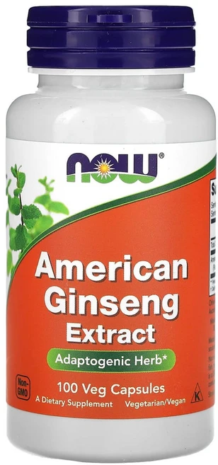 나우푸드 미국 인삼 추출물 베지 캡슐 100정, 1개 - 쿠팡