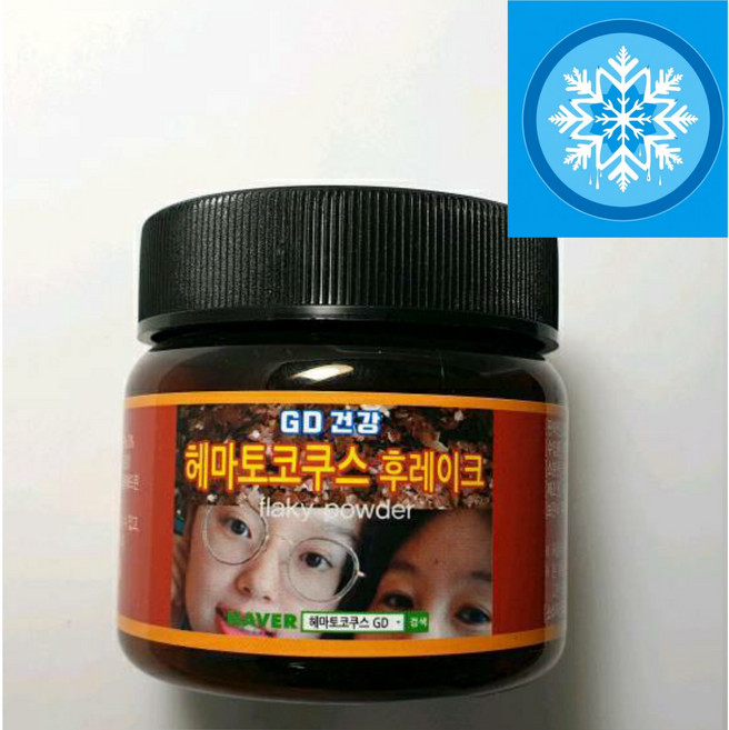 아스타잔틴 6.3%고함유 헤마토코쿠스 6g 후레이크형 분말(flaky powder)1통, 1개