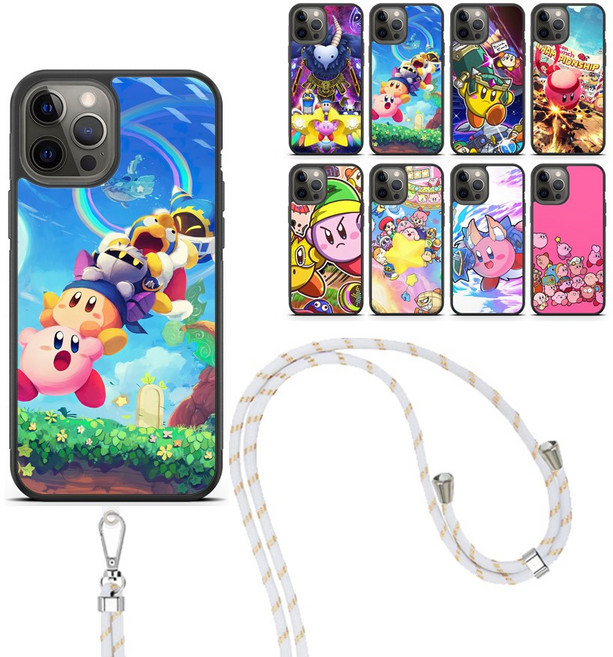 전기종 별의 커비 목걸이 스트랩 케이스 X커버5 A10E A12 A13 A23 A24 A31 A32 A33 A34 A42 A54